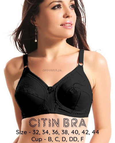 Pleasure Bra - Flourish Bra - Net Soft Jersey Cotton Bra - Non Padded Non Wired Bra